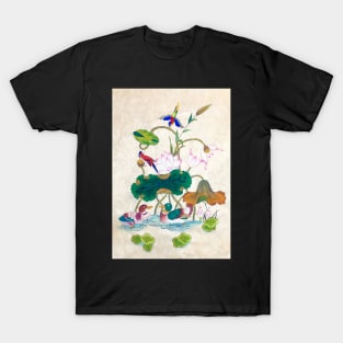 Minhwa: Lotus and Mallards (Korean traditional/folk art) T-Shirt